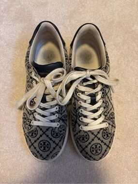 Navy Logo Tory Burch sneakers